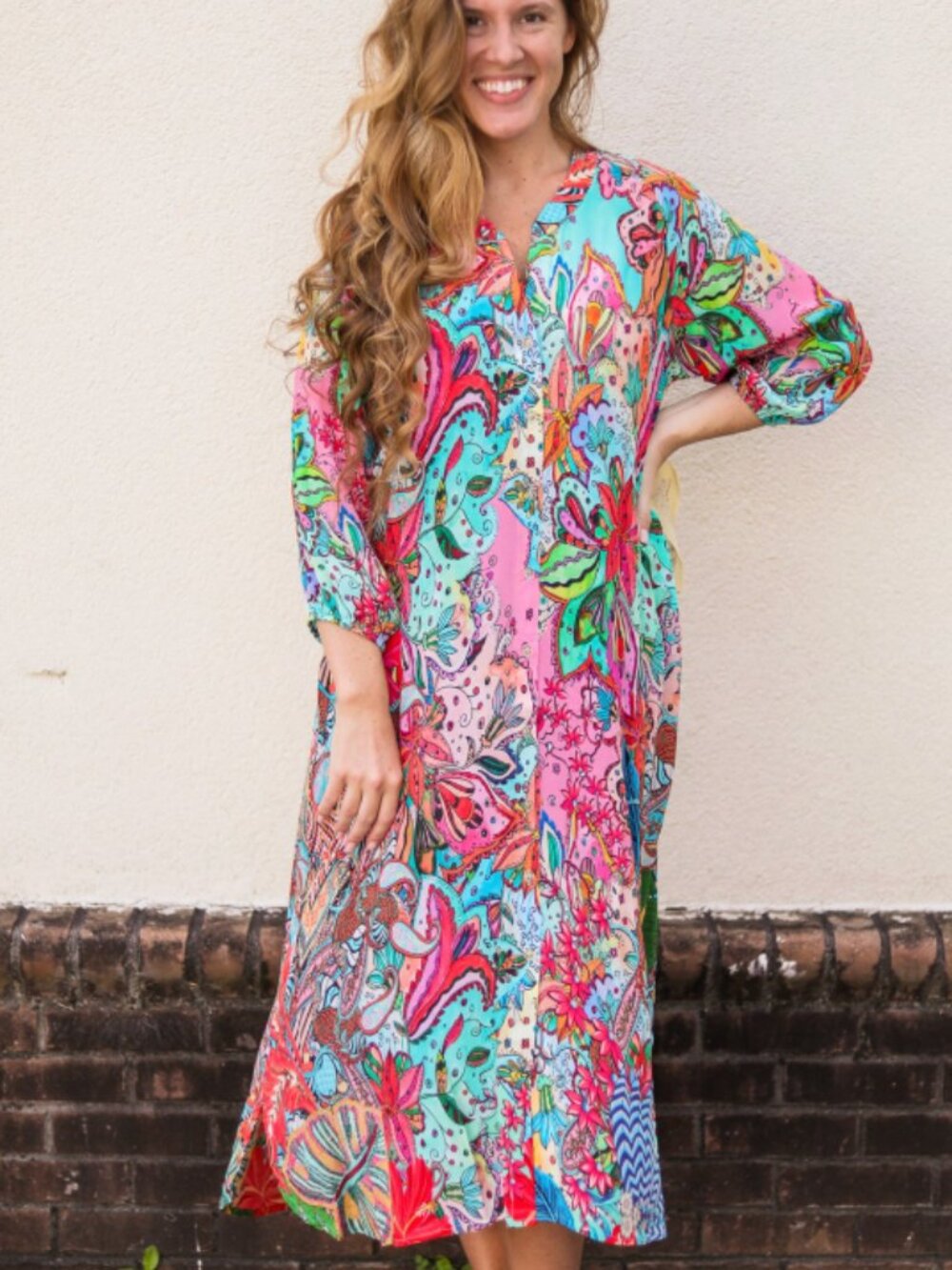 NWT Aratta Silent Journey Ashley Floral Boho Dress / Duster – O/S- MSRP $198